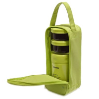 Купить Термос для еды Zojirushi SW-EXE (0,35 литра), зеленый с чехлом арт. SW-EXE35-GA