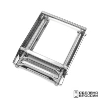 Купить Трап телескопический выдвижной с фиксирующим механизмом, 3 серых ступени (ширина 291 мм.) арт. 040140GT