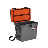 Купить Ящик рыболовный зимний серый/оранжевый (HS-IB-19-GO) Helios арт. HS-IB-19-GO