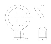 Купить Кольцо для буксировки лыжника (банана) арт. 66218_Kof