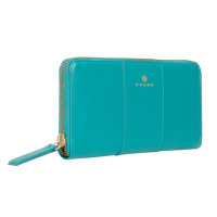 Купить Кошелёк Cross Kelly Wall, кожа наппа, тёмно-бирюзовый, 19,5x10,2x2 см арт. AC928287_1-28