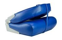 Купить Кресло мягкое складное; обивка винил; цвет синий/серый; Marine Rocket арт. 75116GB-MR