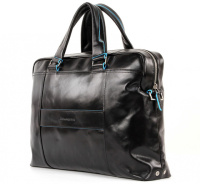 Купить Сумка Piquadro Blue Square, черная, 38,5x27x8,5 см арт. CA3335B2/N