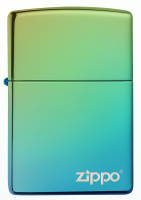 Купить Зажигалка ZIPPO Classic с покрытием High Polish Teal, латунь/сталь, зелёная, глянцевая, 38x13x57 мм арт. 49191ZL