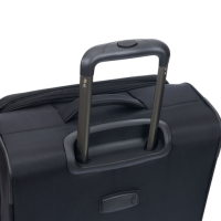 Купить Чемодан Torber Seyd, чёрный, нейлон 600D, 43,5х19х68 см, 56 л арт. T2021M-Black