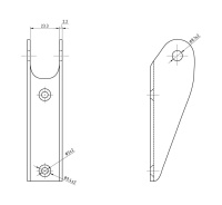 Купить Кронштейн крепления трапа (упаковка из 50 шт.) арт. 66208_Kof_pkg_50