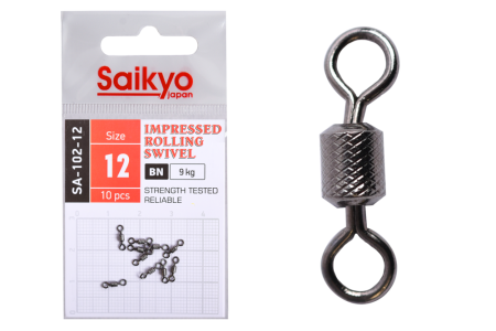 Купить Вертлюг Saikyo SA-102-12 - 10 шт (9кг) арт. SA-102-12