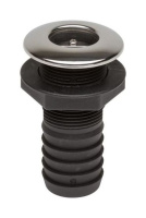 Купить Разъем водосброса под шланг 38 мм, черный (упаковка из 6 шт.) арт. BS3521_pkg_6