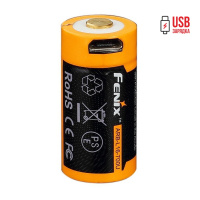Купить Аккумулятор 16340 Fenix 700 mAh Li-ion с разъемом для USB, ARB-L16-700U арт. ARB-L16-700U