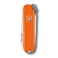 Купить Нож-брелок VICTORINOX Classic SD Colors "Mango Tango", 58 мм, 7 функций, оранжевый арт. 0.6223.83G