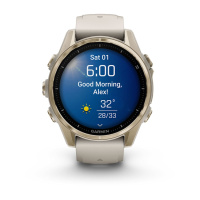 Купить GARMIN FENIX 8 - 43 MM, AMOLED, SAPPHIRE SOFT GOLD WITH FOG GRAY/DARK SANDSTONE SILICONE BAND 010-02903-18 арт. 010-02903-18