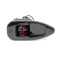 Купить Огонь бортовой красный 138х63х50 мм черный корпус арт. 30842