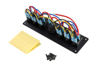 Купить Панель бортового питания 6 переключателей, розетка питания арт. MR6S1PL2