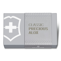 Купить Нож-брелок VICTORINOX Classic SD Precious Alox "Infinite Grey", 58 мм, 5 функций, серый арт. 0.6221.4031G