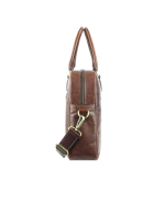 Купить Сумка Mano Don Leon, натуральная кожа в коричневом цвете, 41х29,5х8,5 см арт. M191920841