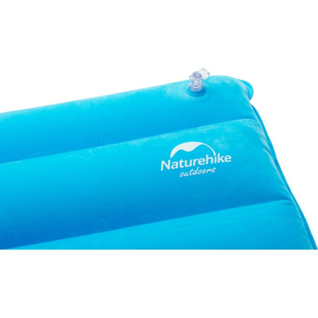 Купить Подушка  Naturehike NH18F018-Z надувная прямоугольная  голубая, 6927595760918 арт. 6927595760918