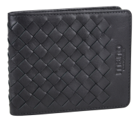 Купить Портмоне Mano Don Luca, натуральная кожа в черном цвете, 11х9 см арт. M191945301