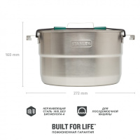 Купить Adventure Туристический набор 3.5 L Стальной (10-02479-025) арт. 10-02479-025