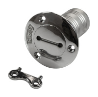 Купить Горловина заливная для бензина 38 мм , нерж. сталь  с ключом арт. 66123_Kof