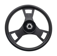 Купить Рулевое колесо GUSSI 013 обод и спицы черные д. 350 мм арт. 30133521