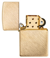 Купить Зажигалка ZIPPO Classic с покрытием Herringbone Sweep Brass, латунь/сталь, золотистая, 38x13x57 мм арт. 29830