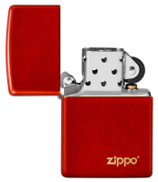 Купить Зажигалка ZIPPO Classic с покрытием Metallic Red, латунь/сталь, красная, матовая, 38x13x57 мм арт. 49475ZL
