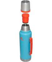 Купить Термос Stanley Classic (1,4 литра), голубой, с оранжевым лого арт. 10-12417-004