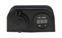 Купить Разъем прикуривателя и цифровой вольтметр для крепления на приборной панели (упаковка из 50 шт.) арт. AES121440PV_pkg_50