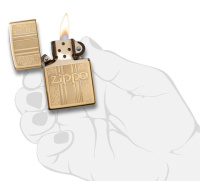 Купить Зажигалка ZIPPO Classic с покрытием High Polish Brass, латунь/сталь, золотистая, 38x13x57 мм арт. 29677