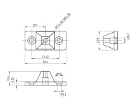 Купить Кронштейн для рамы тента арт. 66109_Kof