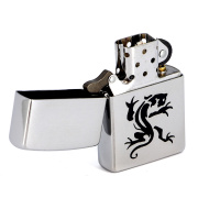 Купить Зажигалка ZIPPO Panther, с покрытием Brushed Chrome, латунь/сталь, серебристая, матовая, 38x13x57 мм арт. 200 Panther