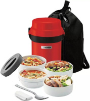 Купить Термос для еды Zojirushi SL-JAF (1,4 литра), красный с чехлом арт. SL-JAF14-RU