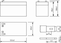 Купить АКБ Security Force 7,2Ач/12В арт. SF1207