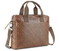 Купить Сумка Mano Don Luca, натуральная кожа в коньячном цвете, 37х27х6 см арт. M191945902