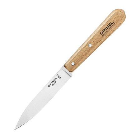 Купить Нож для чистки овощей Opinel №112, деревянная рукоять, нержавеющая сталь, блистер, 001913 арт. 001913