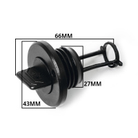 Купить Заглушка дренажная круглая SUNFINE 43x66 мм, пластик черный арт. SF20327-1