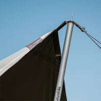 Купить Тент Naturehike Yunxiao Canopy C2350WS010, 150D, 680*575 см для кемпинга, серый (с двумя стойками), 6976507661522 арт. 6976507661522