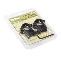 Купить Кольца для прицела Veber 3021 H с окошком 12 мм арт. 23390