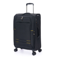 Купить Чемодан Torber Brosno, чёрный, нейлон 600D, 43,5х19х68 см, 56 л арт. T1901M-Black