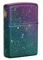Купить Зажигалка ZIPPO Starry Sky с покрытием Iridescent, латунь/сталь, фиолетовая, матовая, 38x13x57 мм арт. 49448