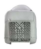 Купить Кресло мягкое складное, обивка винил, цвет серый/ч (упаковка из 4 шт.) арт. 75189GBKC-MR_pkg_4