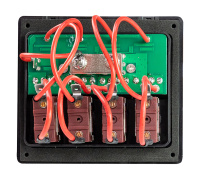 Купить Панель бортового питания 4 переключателя; индикация; предохранители арт. 10054-BK