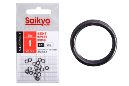 Купить Заводное кольцо Saikyo SA-SR80-1 20шт (6кг) арт. SA-SR80-1