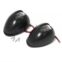 Купить Огни бортовые светодиодные 80х56х42 мм, черный корпус арт. B011004