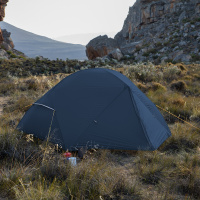 Купить Палатка Naturehike Mongar NH19M002-J 210T двухместная сверхлегкая , синяя Phantom Blue, 6975641882596 арт. 6975641882596