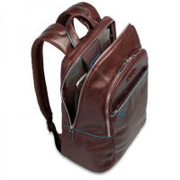 Купить Рюкзак Piquadro Blue Square 13", коричневый, 27,5х39х15 см, 16 л арт. CA3214B2/MO