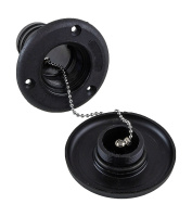 Купить Горловина заливная для дизтоплива; пластиковая; черная; под шланг 38 мм арт. 15050