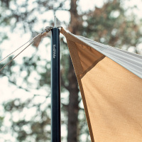 Купить Стойка для тента Naturehike NH20PJ040 алюминиевый сплав 2.4 м, 4 секции, цвет черный, 6927595782538 арт. 6927595782538