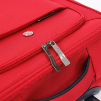 Купить Чемодан Torber Brosno, красный, нейлон 600D, 36,5х14х54 см, 32 л арт. T1901S-Red