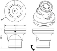 Купить Lowrance MINI CAMERA; FIXED COLOR w/ IR арт. 000-10930-001